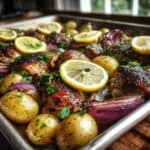 Sheet Pan Lemon Balsamic Chicken and Potatoes