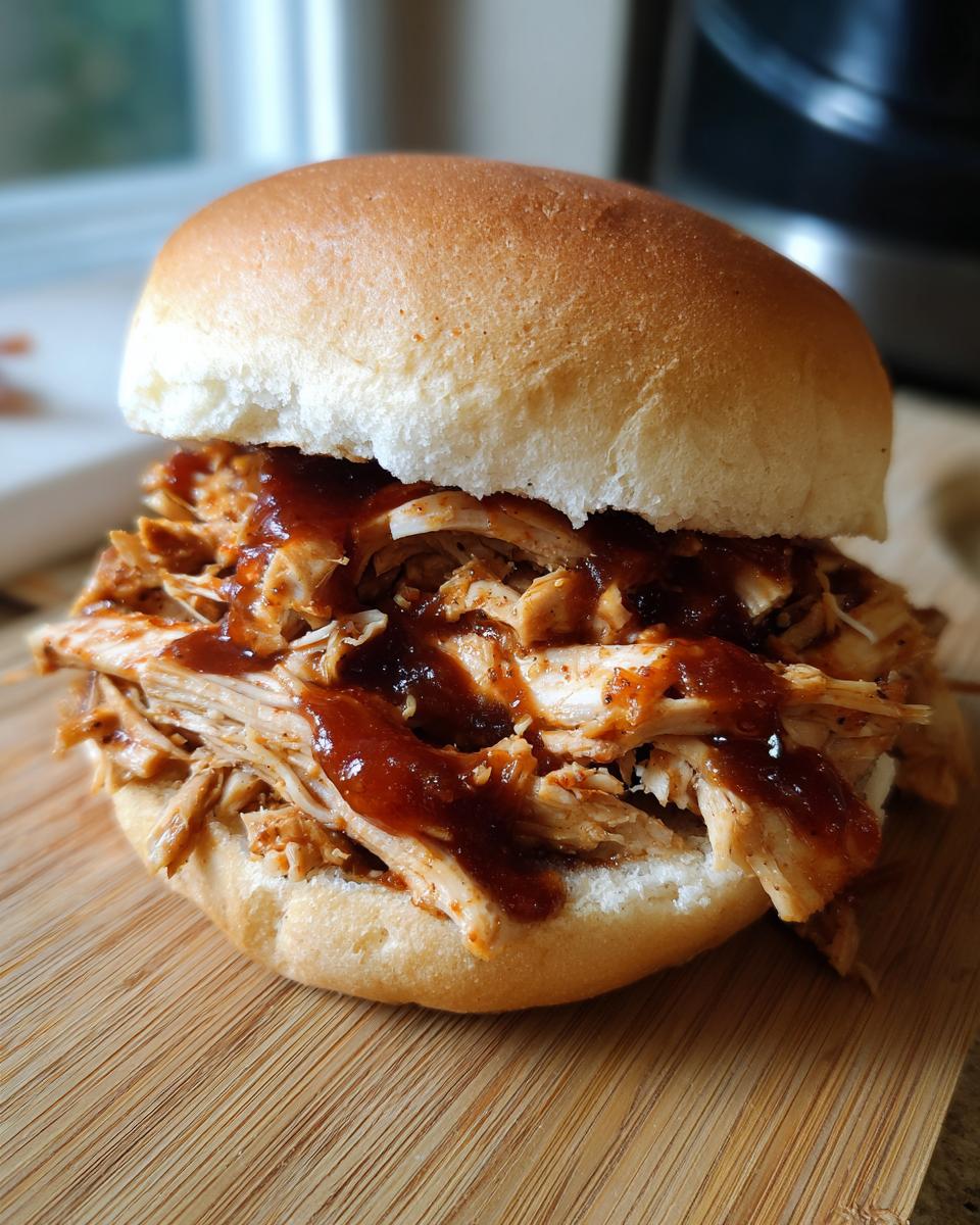 Slow Cooker BBQ Chicken Sandwich - detail 3