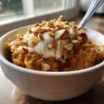 Slow Cooker Pumpkin Pie Oatmeal