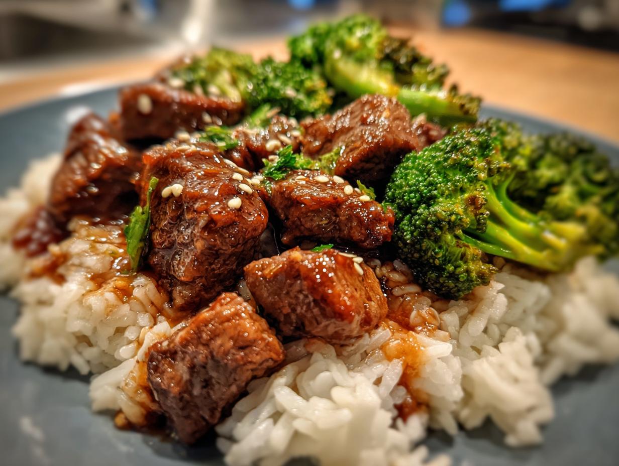 Delicious Slow Cooker Teriyaki Beef & Broccoli in 30