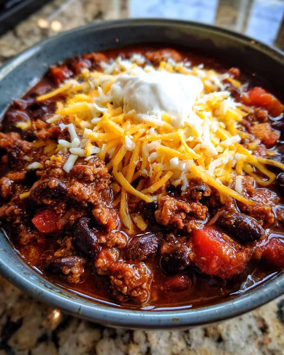 Smoky Beef & Black Bean Chili - detail 1