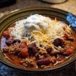 Smoky Beef & Black Bean Chili