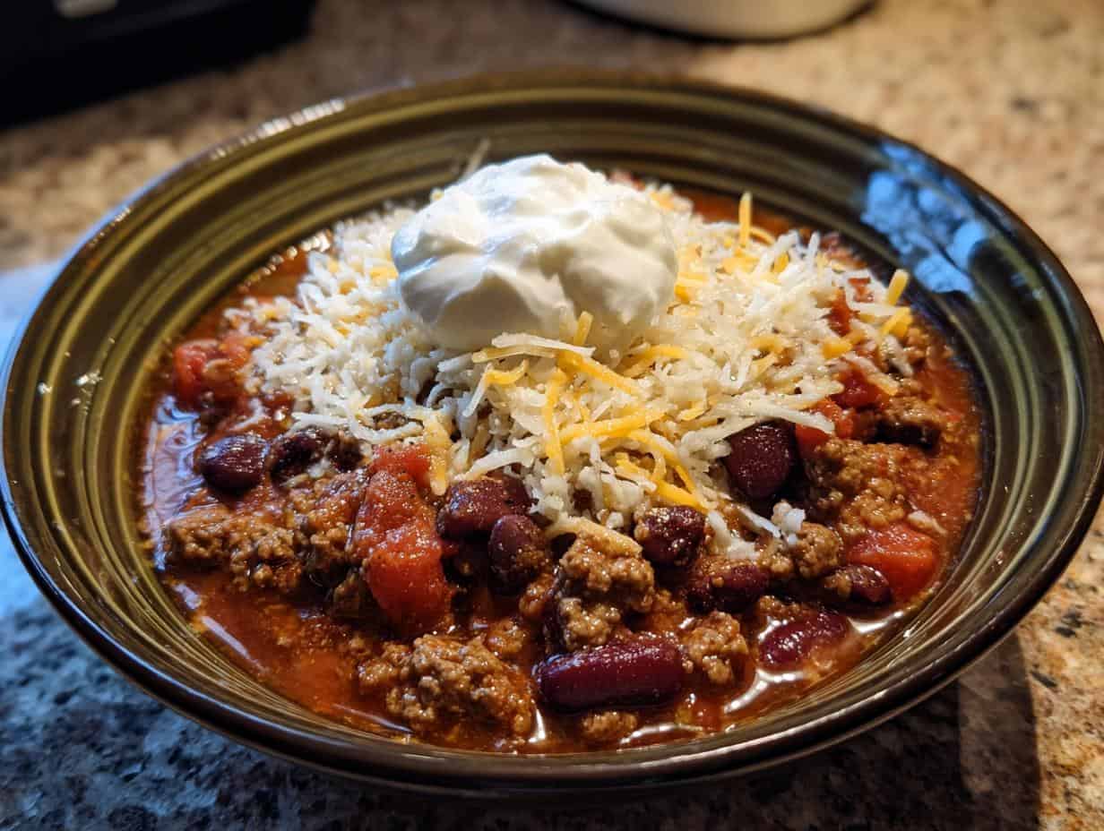 Devastating Smoky Beef & Black Bean Chili in Just 60