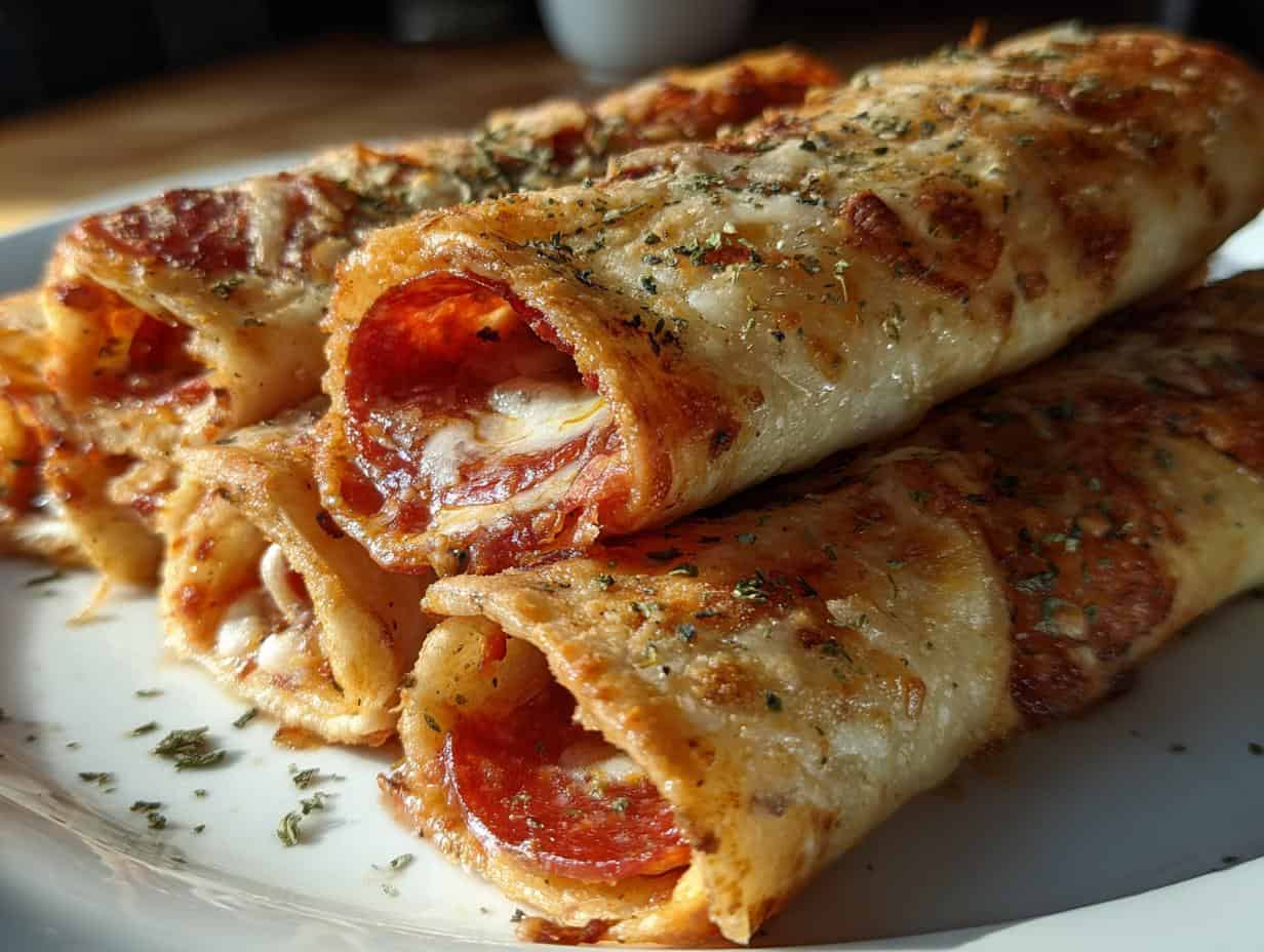Unbelievable Stuffed Pepperoni Pizza Sticks in 15 Minutes