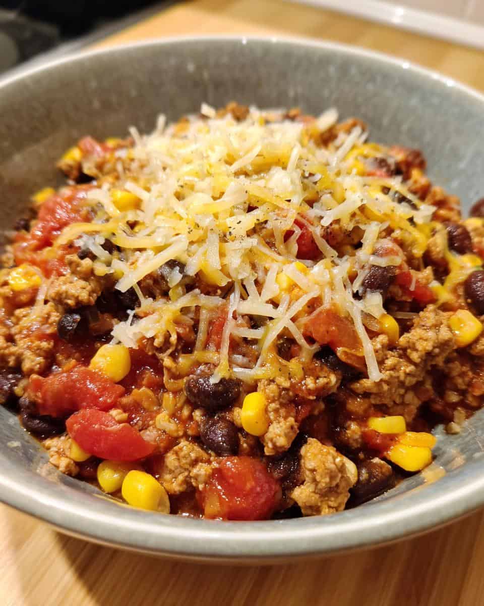 Turkey and Black Bean Chili - detail 2