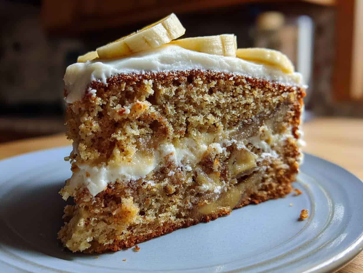 Unbelievably Good Banana Cake Recipe with Only 8 Items