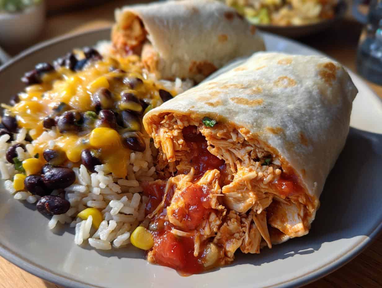 Devour 6-Ingredient Astonishing Slow Cooker Chicken Burritos