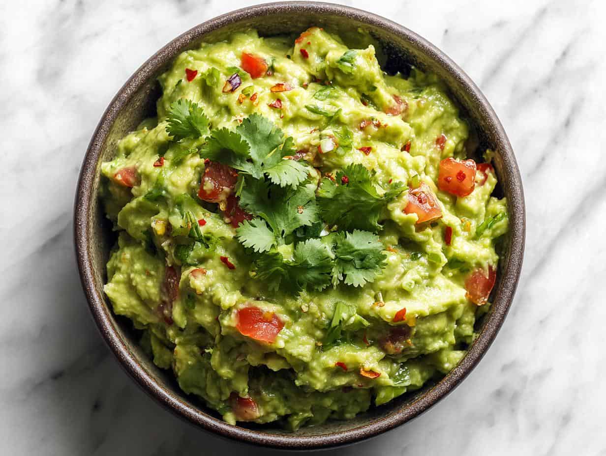 Easy 4-Ingredient Guacamole in Just 5
