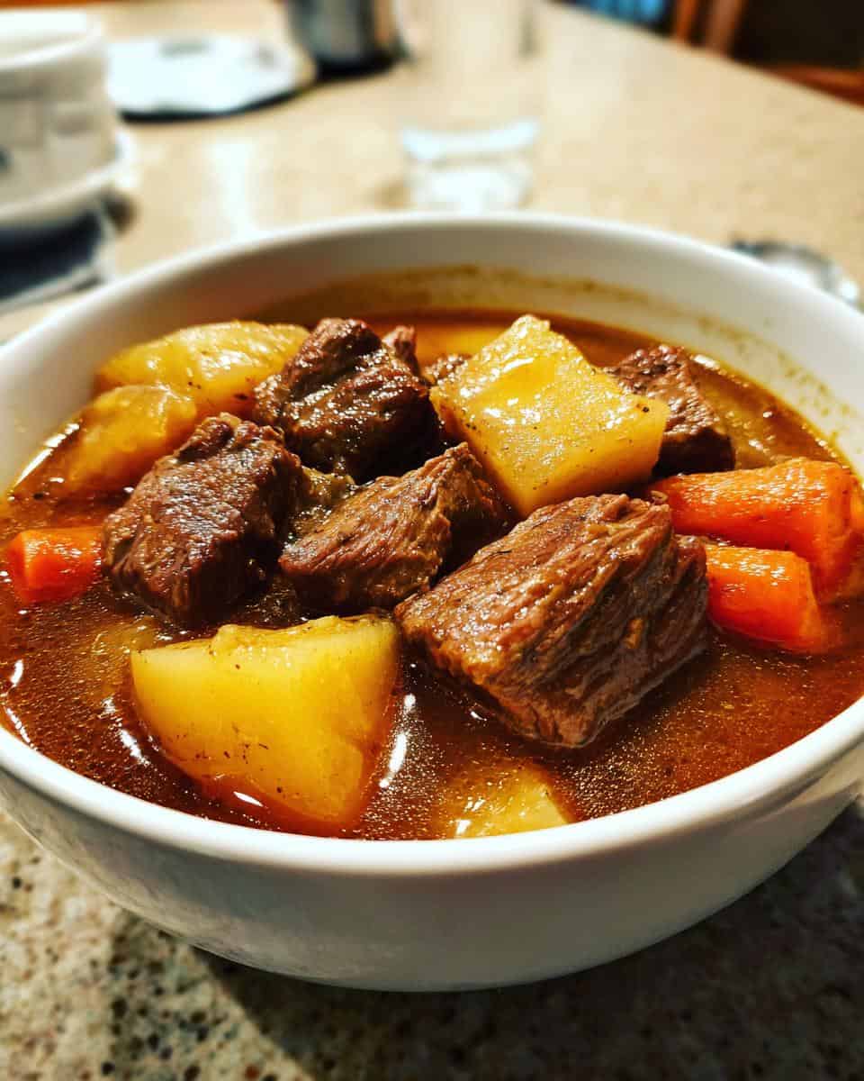 Apple Cider Beef Stew - detail 2
