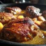 Braised Apple Cider Chicken Thighs Recipe