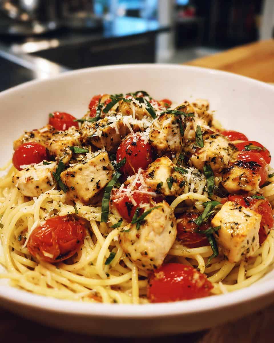 Bruschetta Chicken Pasta - detail 1