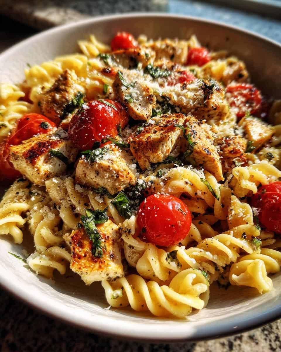 Bruschetta Chicken Pasta - detail 2