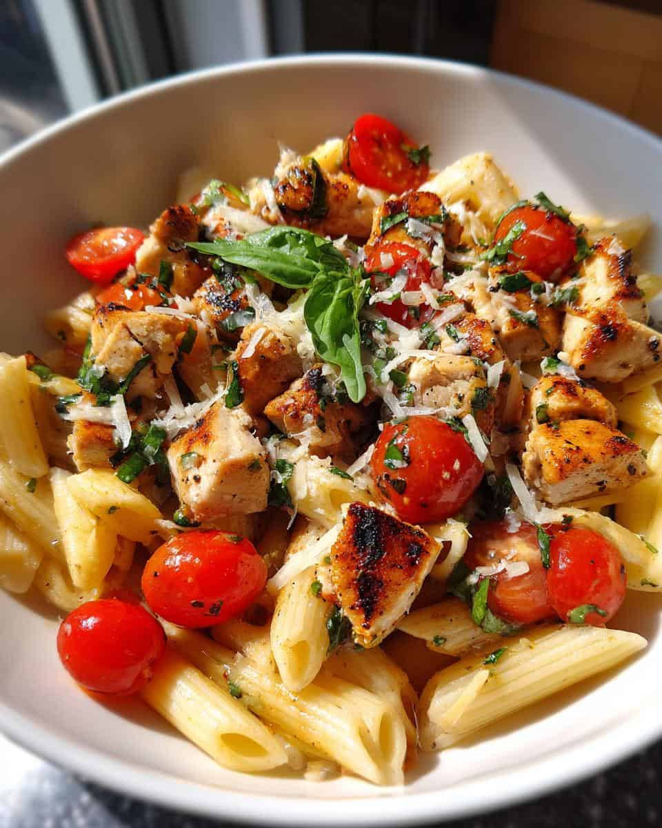 Bruschetta Chicken Pasta - detail 3