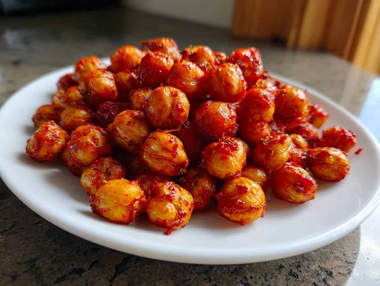 Buffalo Roasted Chickpeas: 20 Minutes for Spicy Joy