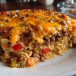Cheesy Hamburger Casserole Bake