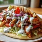Chicken Gyros Creamy Sauce