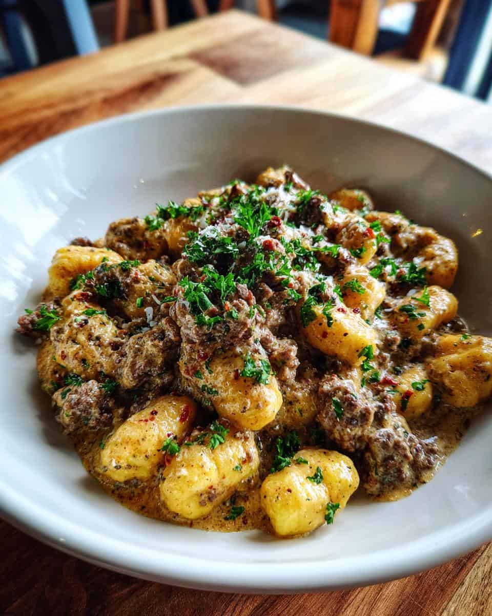 Creamy Beef Gnocchi - detail 1