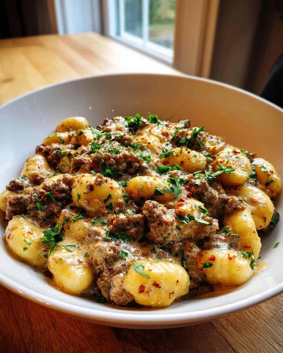 Creamy Beef Gnocchi - detail 2