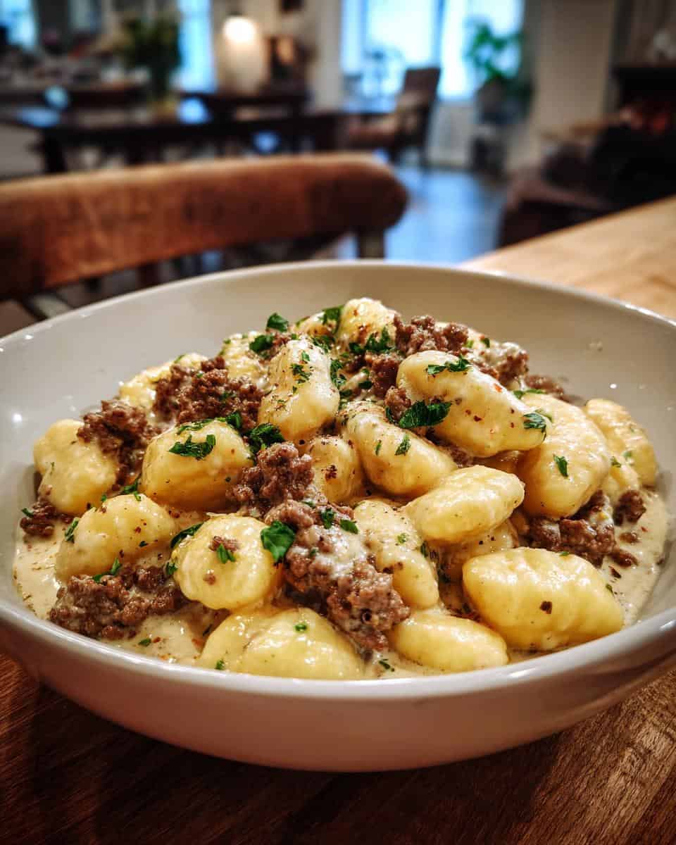 Creamy Beef Gnocchi - detail 3