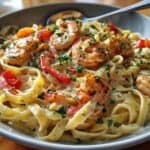 Creamy Cajun Shrimp Pasta