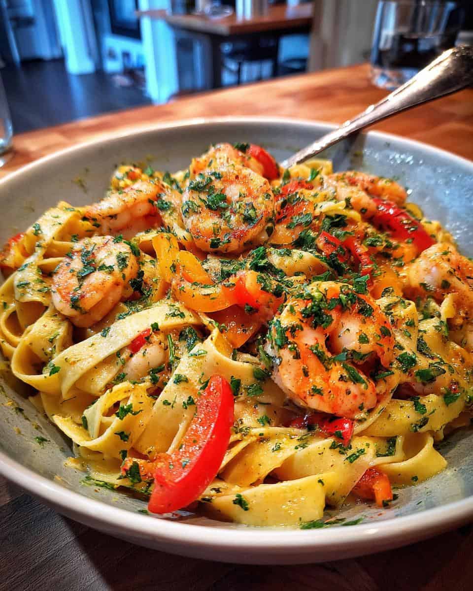 Creamy Cajun Shrimp Pasta - detail 3