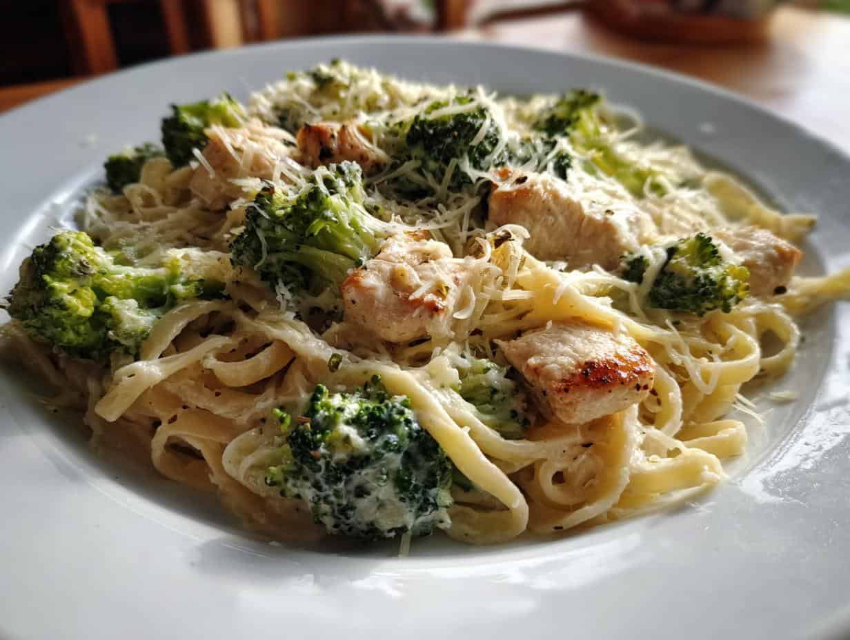 Irresistible Creamy Chicken Broccoli Pasta in 40 Minutes