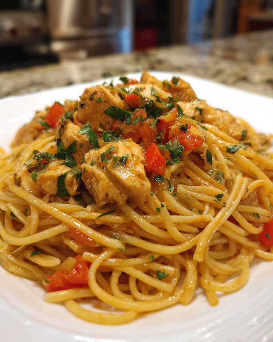 Crock Pot Cajun Chicken Pasta - detail 2