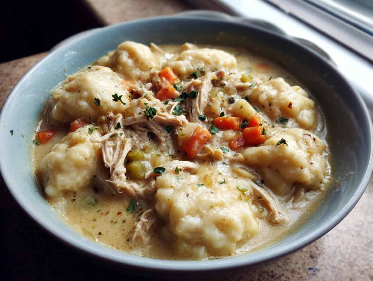 Crockpot Chicken and Dumplings: 4 Unforgivable Sins