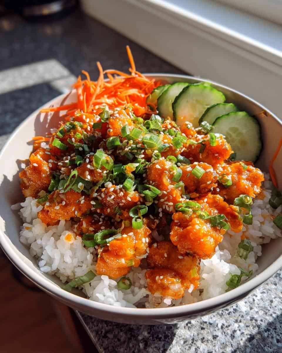 Easy Bang Bang Chicken Bowl - detail 1