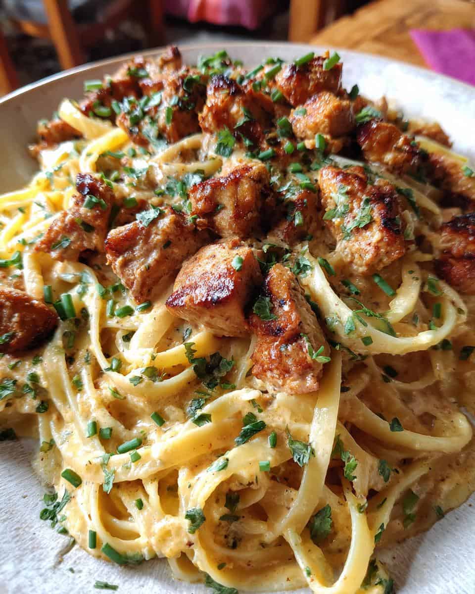 Easy Cowboy Butter Chicken Linguine - detail 2