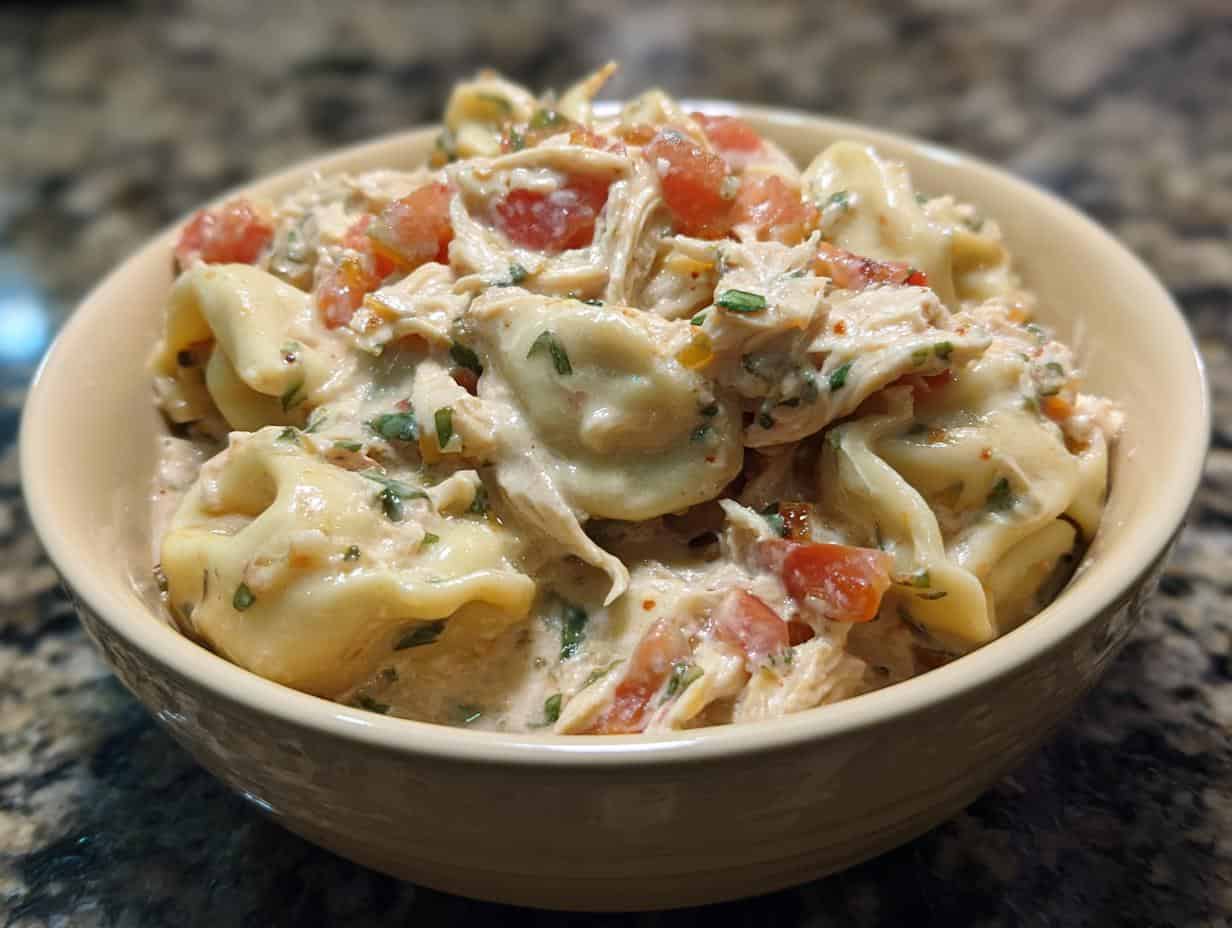 Easy CrockPot Chicken Tortellini: 3-Step Dinner Win