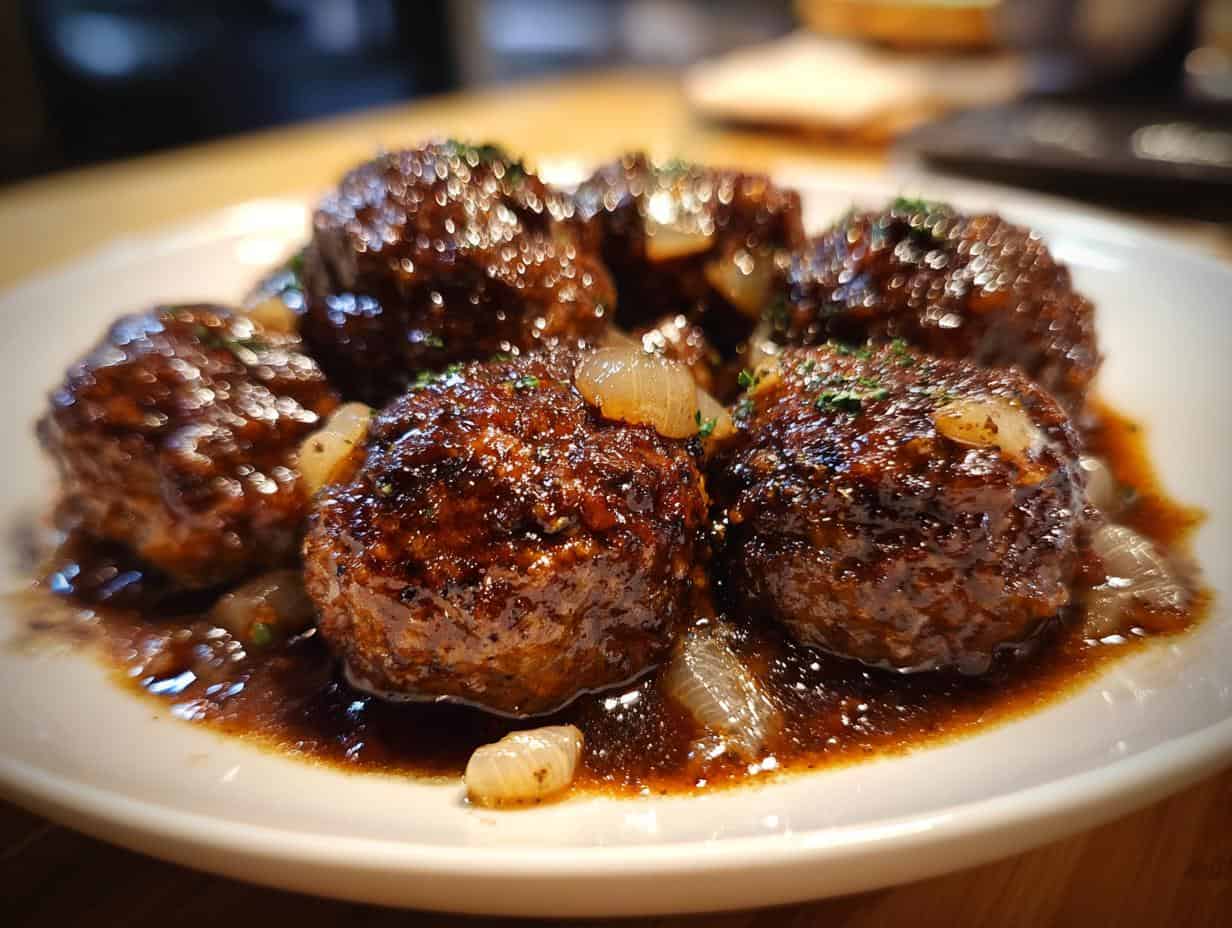 Easy Slow Cooker Salisbury Steak: 20-Minute Dinner!