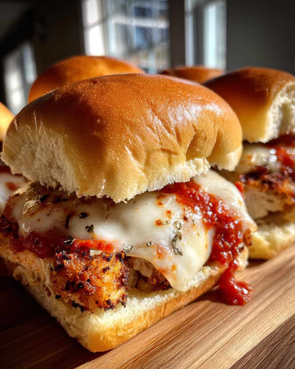 Halloween Chicken Parm Sliders - detail 2