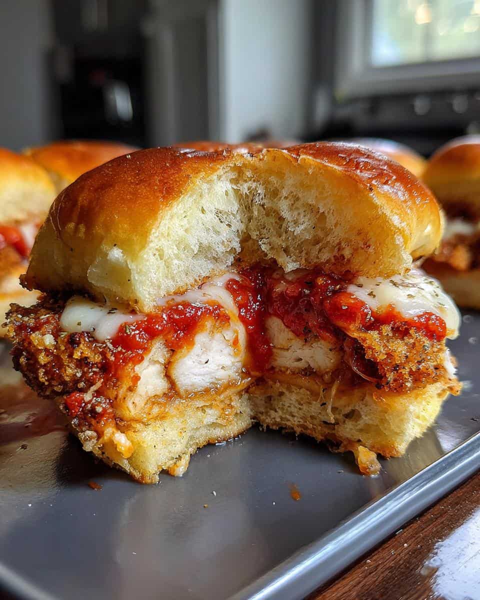 Halloween Chicken Parm Sliders - detail 3