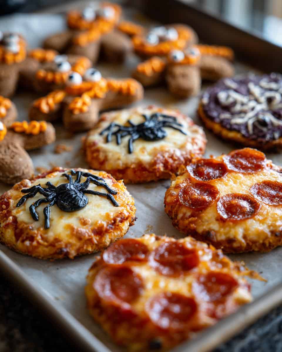 Halloween Pizza Bites & Pumpkin Appetizers - detail 1