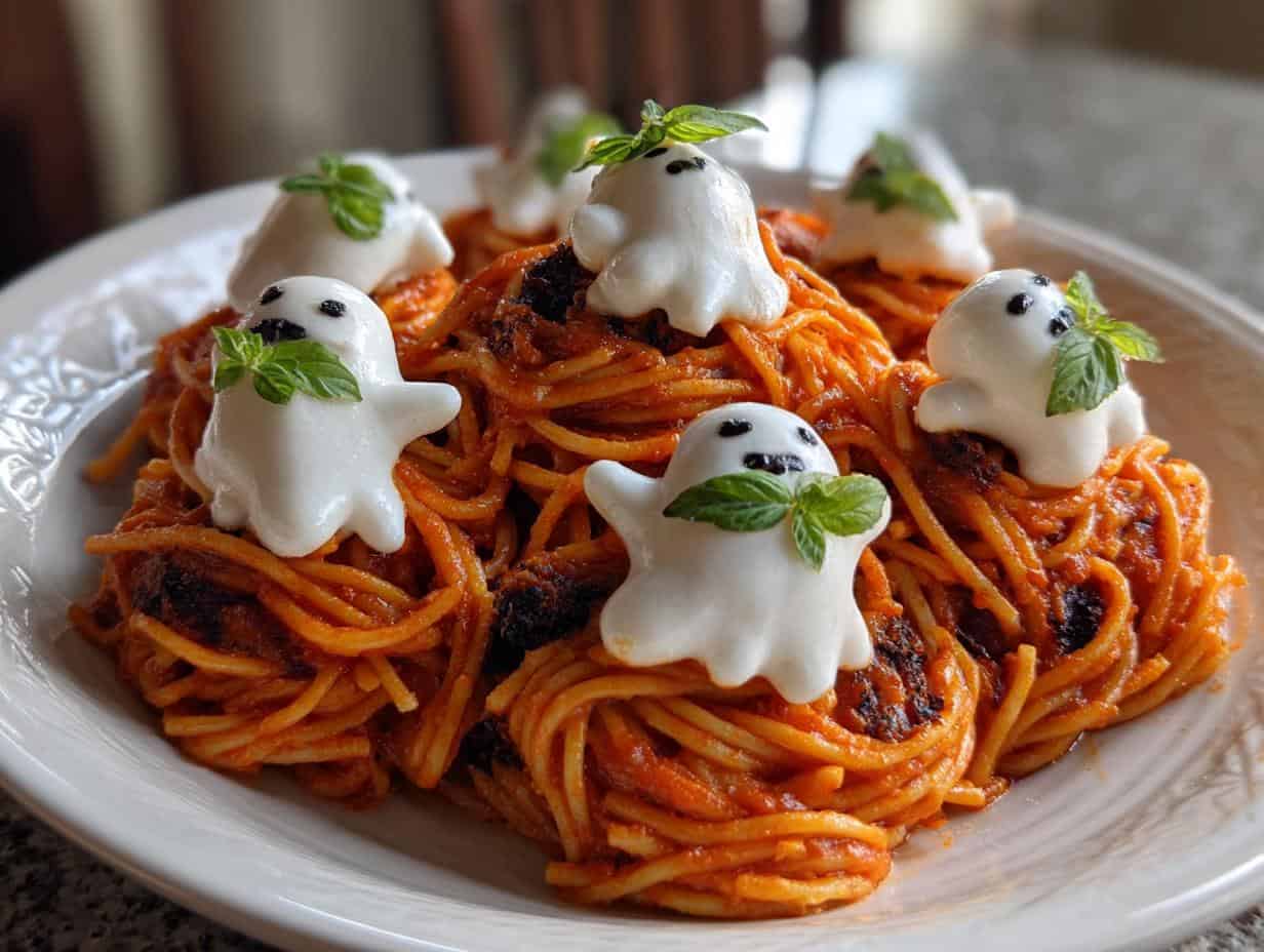 Disgustingly Delicious Halloween Spaghetti Recipe