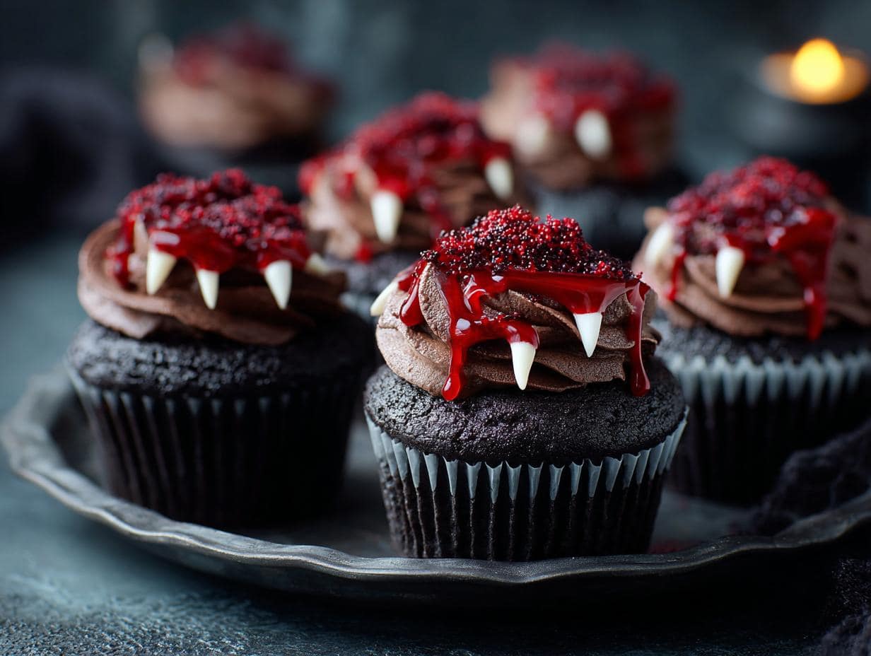 Halloween Vampire Bite Cupcakes: 2 Unforgivable Sins