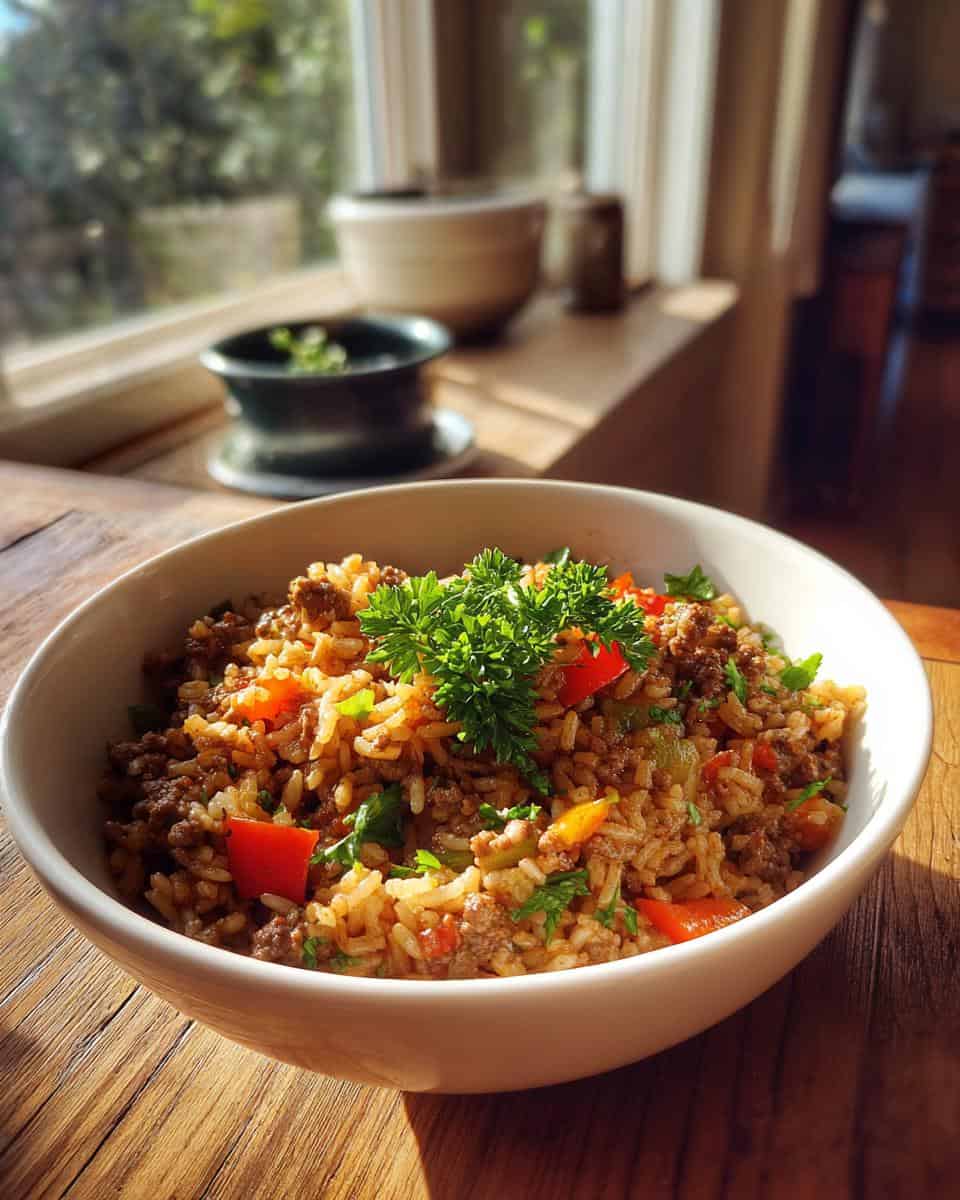 Healthy Dirty Rice with Ground Beef - detail 2