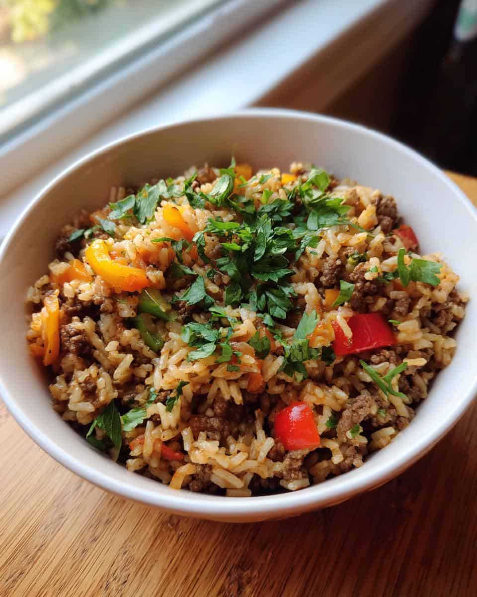Healthy Dirty Rice with Ground Beef - detail 3