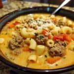 Hearty and Creamy Italian Sausage Ditalini Soup