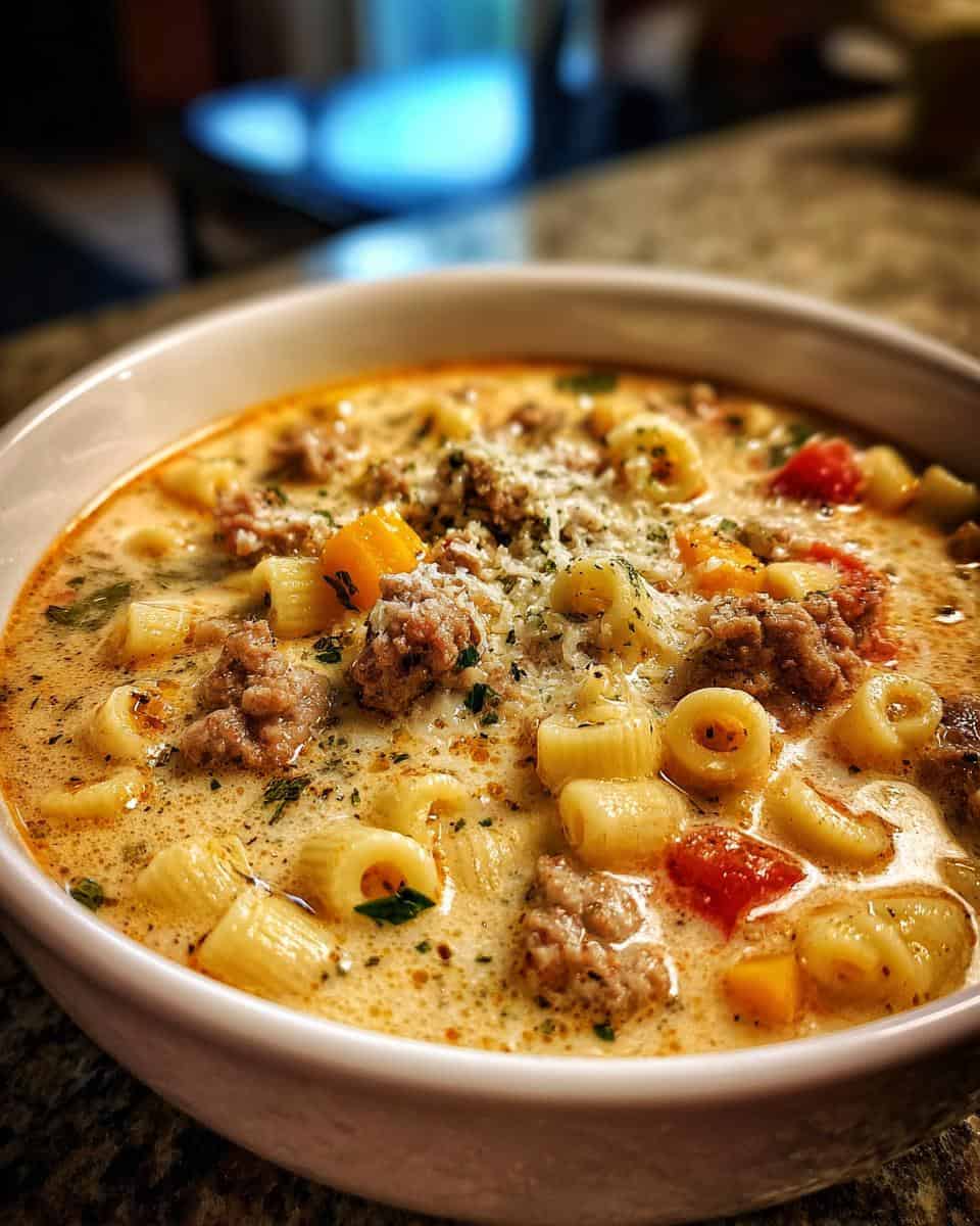 Hearty and Creamy Italian Sausage Ditalini Soup - detail 2