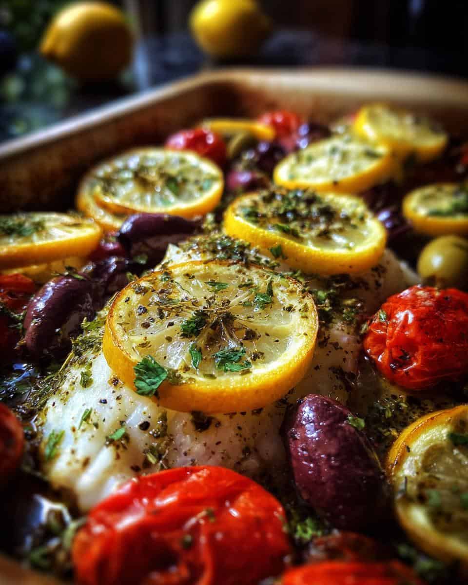 Mediterranean Baked Fish Recipe - detail 3