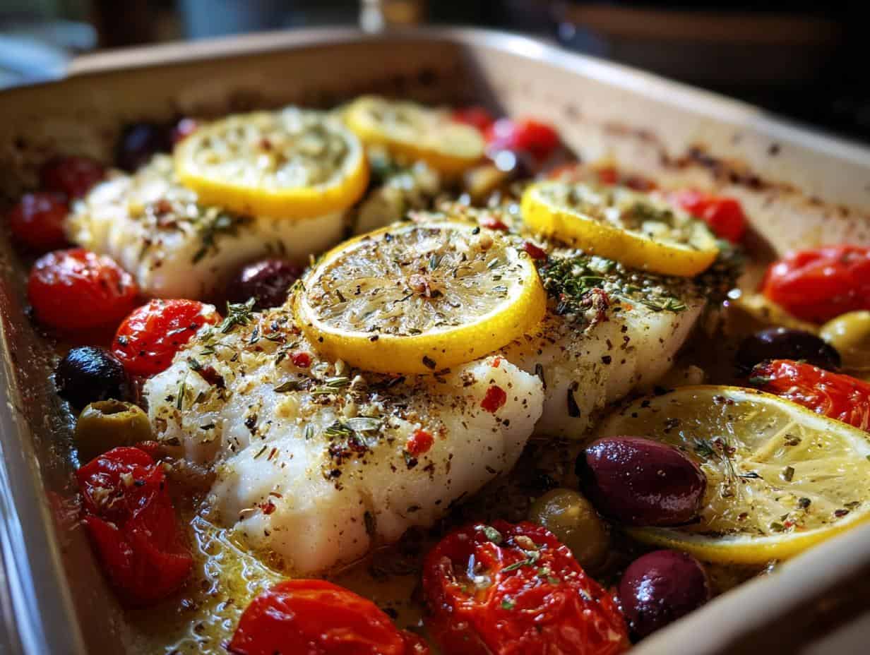 Mediterranean Baked Fish Recipe: An Unforgettable 30-Minute Meal
