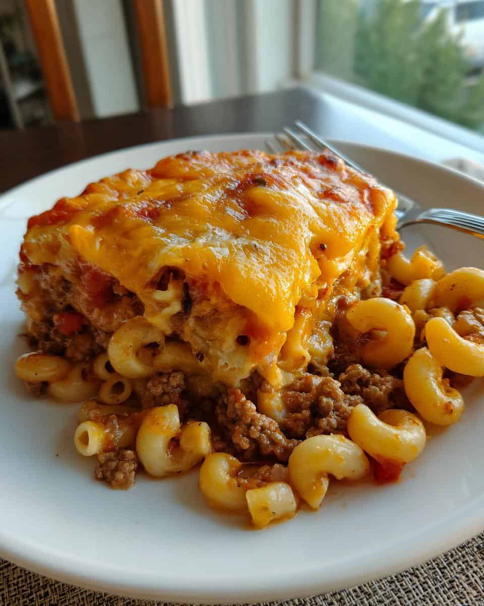 One-Pot Cheesy Hamburger Casserole - detail 1