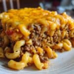 One-Pot Cheesy Hamburger Casserole