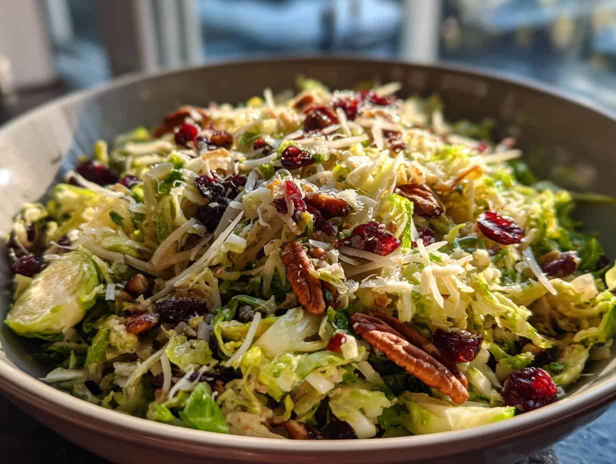 Astonishing Shaved Brussels Sprout Salad in Just 15 Minutes