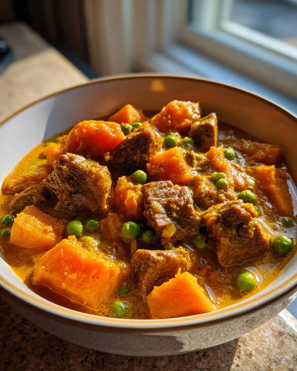 Slow Cooker Coconut Curry Beef Stew - detail 1