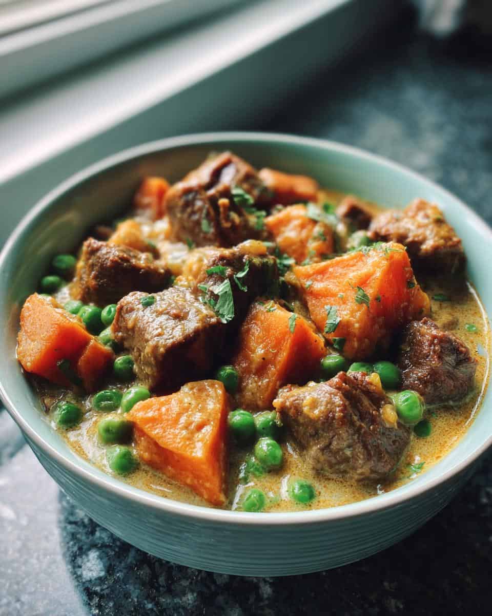 Slow Cooker Coconut Curry Beef Stew - detail 2