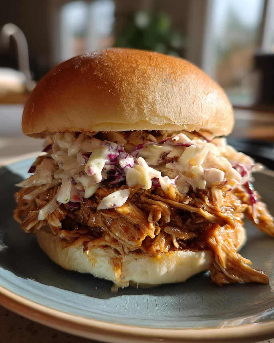 Slow Cooker Hot Honey Chicken Sandwiches - detail 3