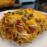 Spicy Chicken Spaghetti Casserole